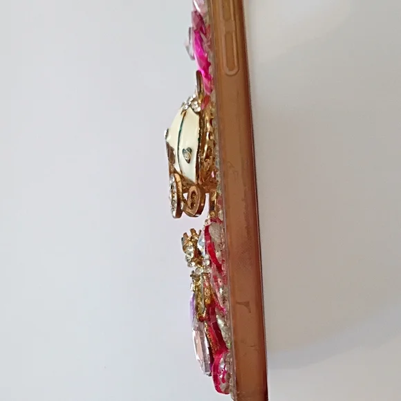 Juicy Couture Pink and Gold Embellished Phone Case - Picture 3 of 14